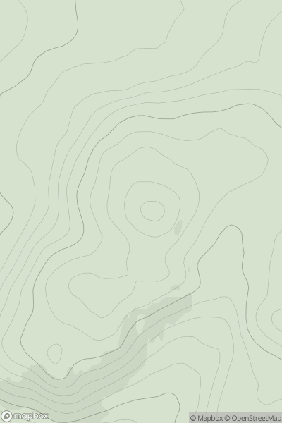 Thumbnail image for Sidhean Mor [Altnaharra to Dornoch] [NH594955] showing contour plot for surrounding peak